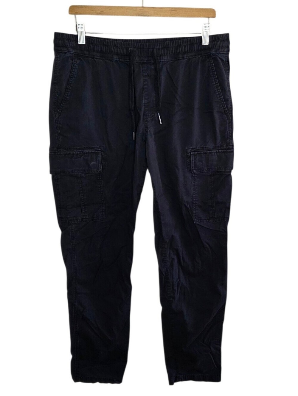 Sonoma Black Pull-on Drawstring Waist Cargo Pants Mens Size Medium Utility